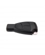 Remote Key Shell Case Fob for Mercedes Benz M S C E CL 3 Button Key Cover with Battery Holder and Key Blade