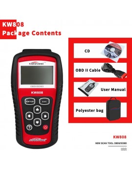 KONNWEI OBDII / EOBD Cars Code Reader and Auto Scanner Detection Decoder KW808