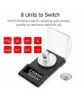 Portable Digital Scale Gold Jewelry Scale Powder Scale Mini Pocket Electronic Scale Professional Digital Milligram Scale High Precision 20g*0.001g DH-8068