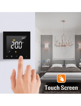 WIFI Smart Thermostat Programmable Water Floor Heating Temperature Controller Touchscreen Color Display wiht App Remote Control