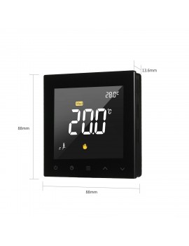 WIFI Smart Thermostat Programmable Water Floor Heating Temperature Controller Touchscreen Color Display wiht App Remote Control