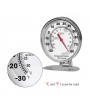 Stainless Steel Freezer Refrigerator Thermometer High Accuracy Large Dial Fridge Temperature Gauge Measure Tool for Home Brewing
