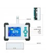 Carbon Dioxide Detector with Rechargeable Battery Portable CO2 Meter Tester
