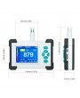 Carbon Dioxide Detector with Rechargeable Battery Portable CO2 Meter Tester