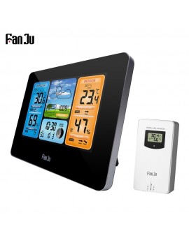 FanJu FJ3373 Multifunction Digital Weather Station LCD Alarm Clock