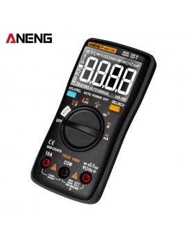 ANENG AN113D Digital Multimeter Electrical Meter 6000 Counts DC/AC Current Voltage Tester Meters True RMS Auto Ranging LCD Display Temperature Measurement