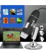 USB Digital Zoom Microscope Magnifier with OTG Function 8-LED Light Magnifying Glass 1600X Magnification with Stand