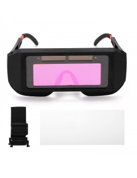 Professional Solar Energy Auto Darkening Welding Safety Goggles Anti-glare UV Weld Glasses