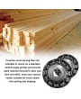 2pcs Multifunctional High Hardness Wood Carving Disc 12 Teeth 16mm Bore Hole 65mm Diameter Wood