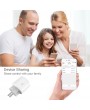 Mini WiFi Smart Socket EU Plug Outlet Timing ON/OFF Energy Monitoring
