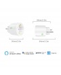 Mini WiFi Smart Socket EU Plug Outlet Timing ON/OFF Energy Monitoring