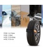 Car Snow Chains Tire Chains Anti-Slip Wheel Chains for Cars SUV Trucks Anti Skid Chains Kit with Storage Bag 2-Pack