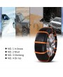 10PCS Nylon Universal Car Tires Snow Wheel Chains Anti-skid Chain Emergency Tire Anti-slip Belt For Sand Mud Snow Road With Gloves Snow Shovel