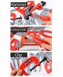 Children's Toolbox Baby Simulation Repair Tool Electric Drill Screwdriver Repair House Toy Set  39pcs sets Christmas gifts
