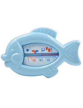 Baby Floating Fish Shape Water Thermometer Plastic Bath Toy Tub Sensor Blue
