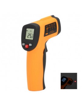 BENETECH Handheld Digital Surface Forehead Non Contact IR Infrared Thermometer GM300 -50-380 Degrees with 1.2 LCD Display ,w/ 9V Battery