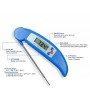 -50℃ - 300℃ Instant Read Folding Cooking Thermometer for Grill BBQ Breakfast Milk Soup Temperature Measurement Kitchen Tool Restaurant Blue