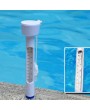 0-50℃ Cylindrical Baby Pool/Swimming Pool Floating Thermometer White