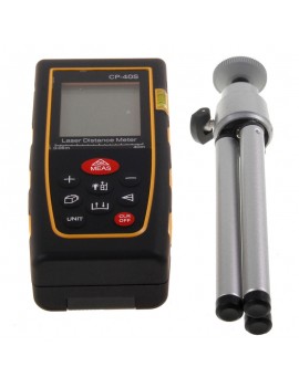 CPTCAM CP-40S Portable Handheld 40m Mini Laser Rangefinder / Distance Measuring Meter with Tripod Yellow & Black & Multicolor
