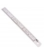 BOSI 15cm Stainless Steel Ruler Standard Imperial & Metric Ruler Silver