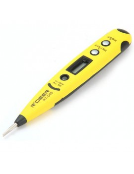 R-DEER RT-D99 Multifunctional Blue Light Digital Display Tester Pen Yellow