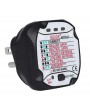 BSIDE AST01US Socket Tester Outlet Tester Automatic Electric Circuit Polarity Voltage Detector Wall Plug Breaker Finder 90-120V US Plug