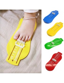 Baby Kid Foot Length Measuring Gauge Subscript Ruler Device for Growth Recording Random Color