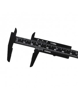 0-80mm Double Scale Mini Tool Vernier Caliper Black