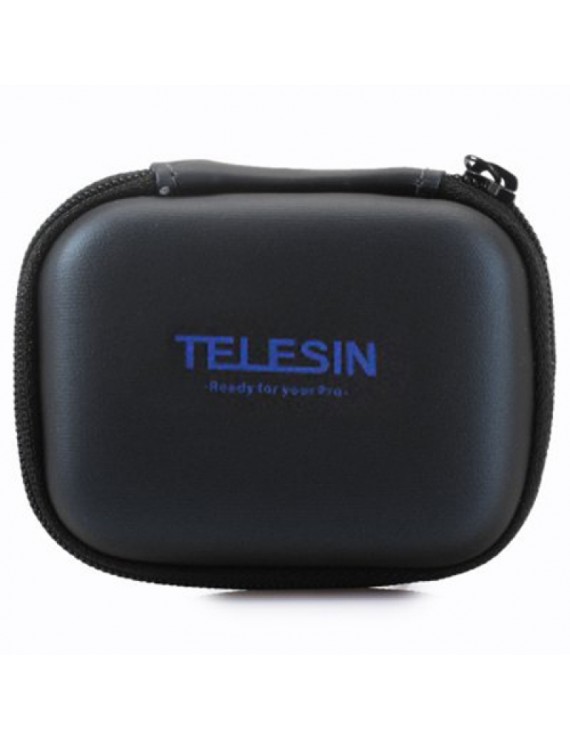 TELESIN Mini Protective Camera Case Bag for GoPro 4 3 3 2 1 Plus SJCAM Xiaomi Yi SJ4000 5000 6000 Camera Black