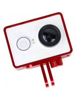 Aluminum Alloy Protective Cover Frame for XiaoMi Yi Sports Camera Red