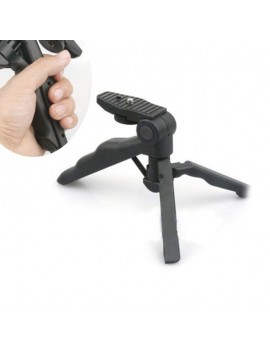 Mini Foldable Camera Tripod Desktop Tripod Stand Holder - Black