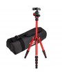 OBO Aluminum Alloy Mini Tripod + Bracket Head Set for Digital SLR Cameras Mini255 + B1 Red