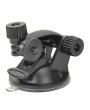Universal Mini Vehicle Swivel Holder with Suction Cup for Camcorder Black