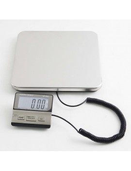 888 100KG/50G SF-888 White Backlit LCD Plastic Electronic Scale Silver