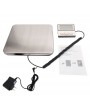 888 100KG/50G SF-888 White Backlit LCD Plastic Electronic Scale Silver
