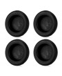 4pcs Silicone Gamepad Thumb Stick Grips Caps Covers for PS4/PS3/PS2/Xbox360  Black & White