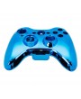 Wireless Controller Full Housing Shell Case for Xbox 360 Controller Plating Blue