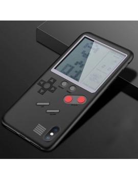 2574 Classic Games Console Tetris Game Phone Case Cover Black for iPhone XS