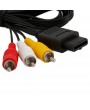 72" Video Cord AV Cable for Nintendo GameCube N64 Black