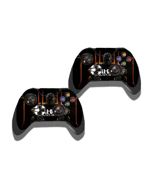 Call of Duty Black Ops Pattern Decal Sticker Set for Xbox One Console & Controllers