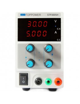 SKYTOPPOWER STP3005H Regulated DC Power Supply 30V 5A (110/220V AC Switchable) 4 1/2 LED Display