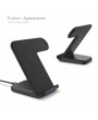 Wireless Charge Dock 2 in 1 Portable Qi Enabled Smart Phones Fast Charging Charger for iPhone X/8/8 Plus/iWatch 1/2/3