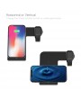 Wireless Charge Dock 2 in 1 Portable Qi Enabled Smart Phones Fast Charging Charger for iPhone X/8/8 Plus/iWatch 1/2/3