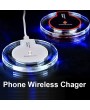 Ultra-thin QI Wireless Phone Quick Charge for IPhone and All QI Standard Smartphones