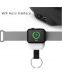 W4 Wireless Charger Power Bank 700mAh USB Charging Cable Portable Outdoor External Battery Pack Key Chain Mini Magnetic Charger for Apple iWatch Series 1 2 3